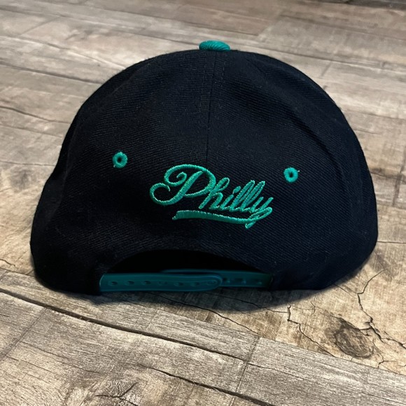 PHILLY Baseball Snapback Hat Cap One Nation Philadelphia Hat Green Gray Black - Picture 3 of 10